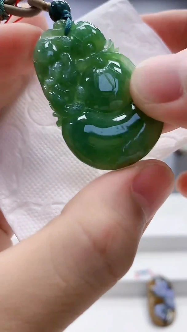定制翡翠未镶嵌5158bb-毛货挂件67