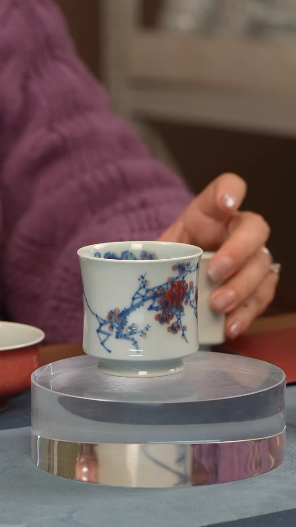 杯子瓷【釉里红研究院】