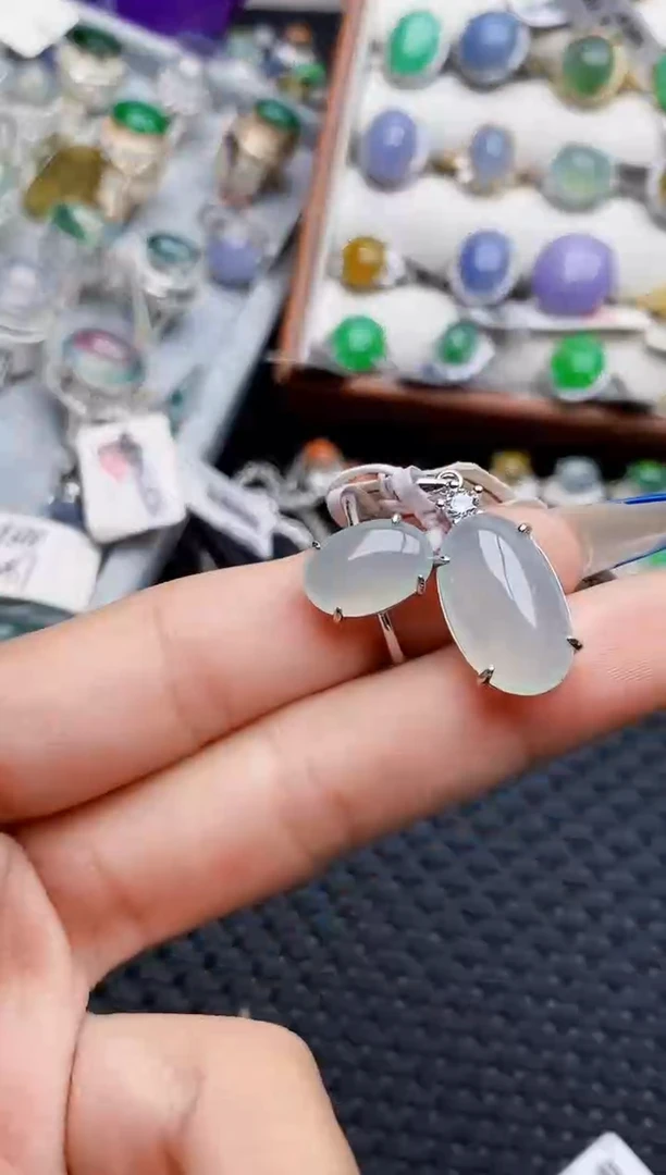 银S925镶嵌戒指翡翠2471