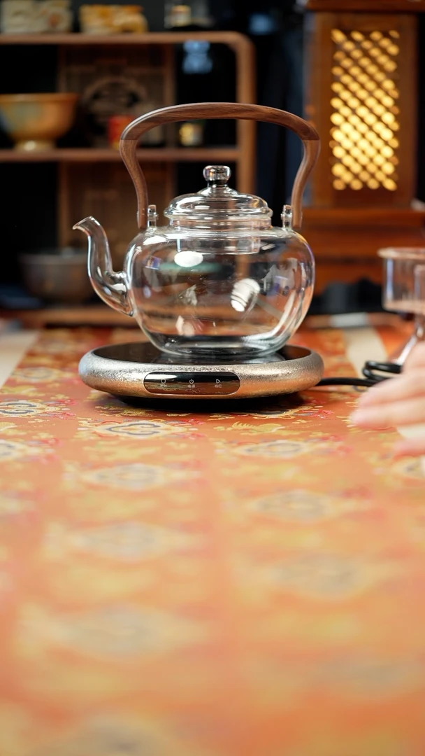 闪购  辰璟壶+小坐电陶炉白银色