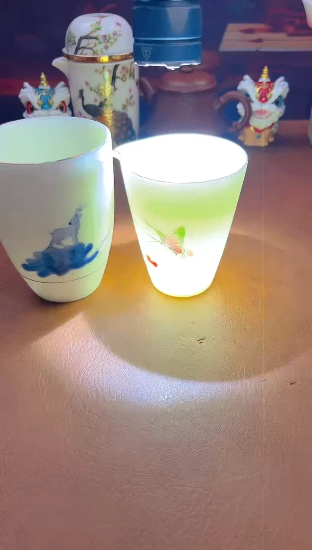 陶瓷茶具摆件旅行套组