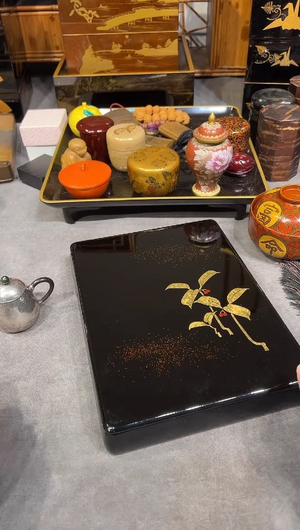 金莳绘 文盒 大漆漆器大漆漆器