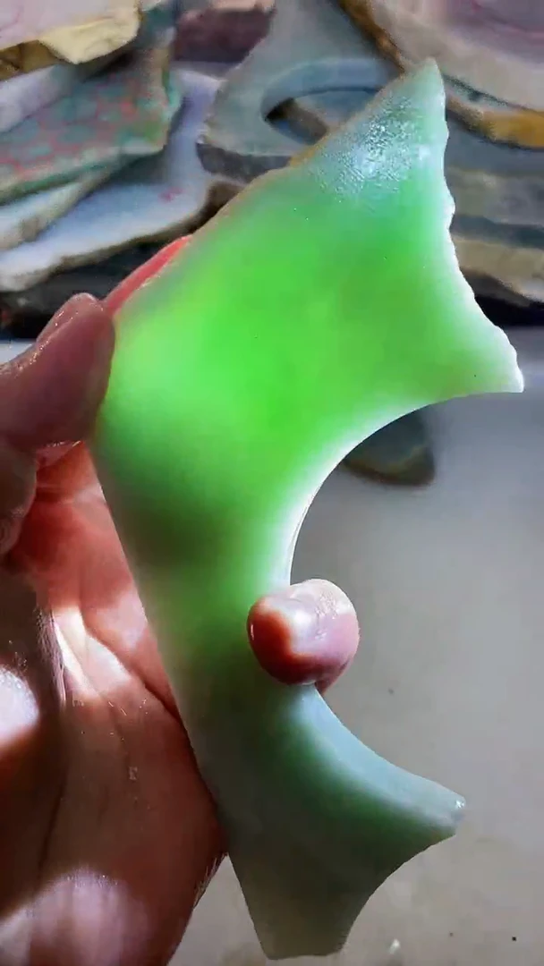 【闪购商品】翡翠未镶嵌颈饰0韩0翡翠珠852