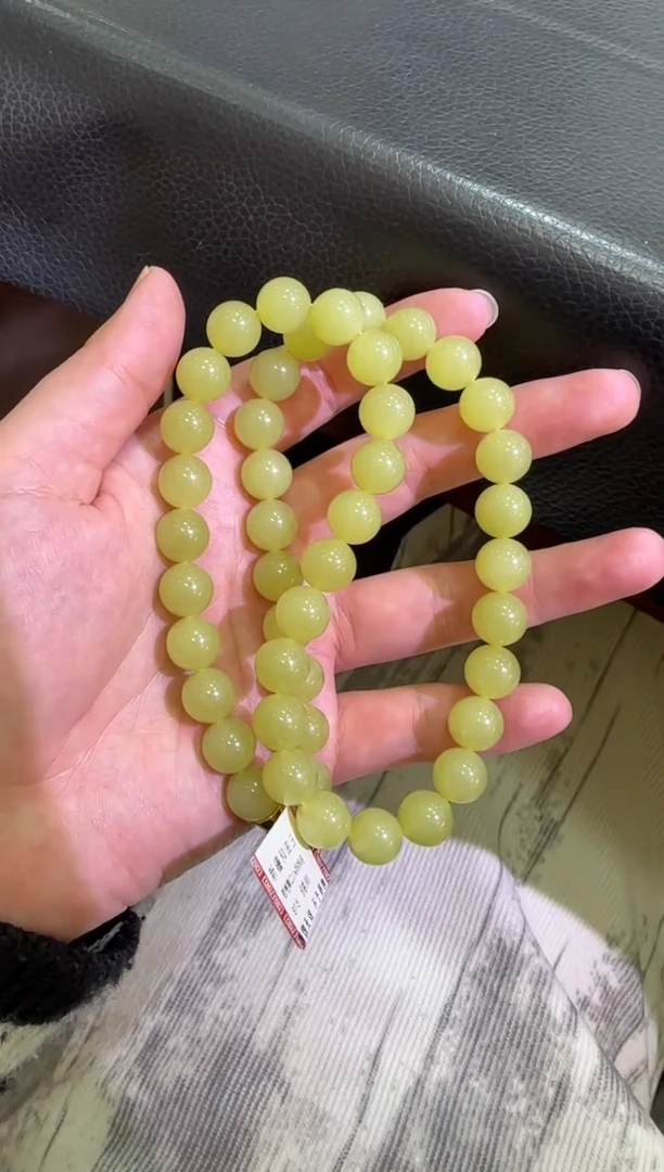 未镶嵌手链和田玉若羌黄口妈妈链（产地直发）