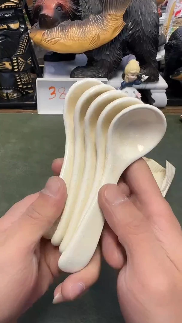 786餐勺带开片5只