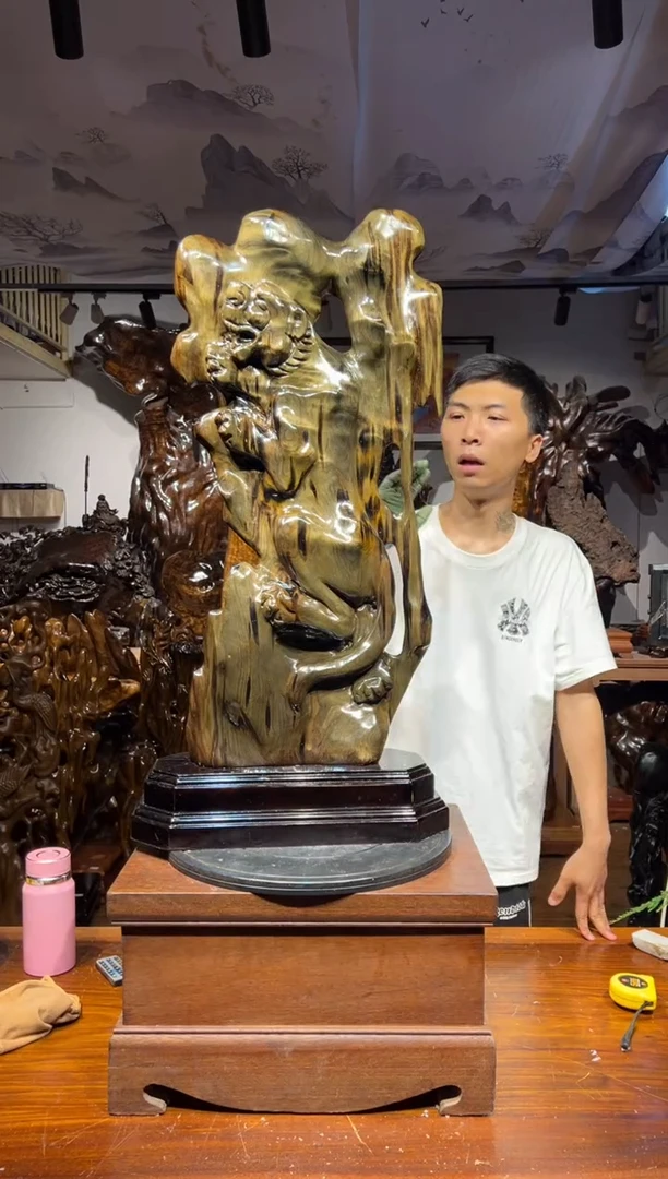 乌木类用****3木质文玩摆件作品