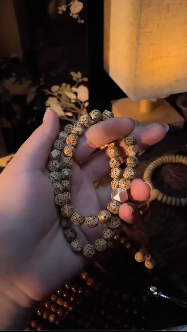 吊坠星月菩提精工级陈籽钻石无相搭配星月八棱三通款9*8长手持