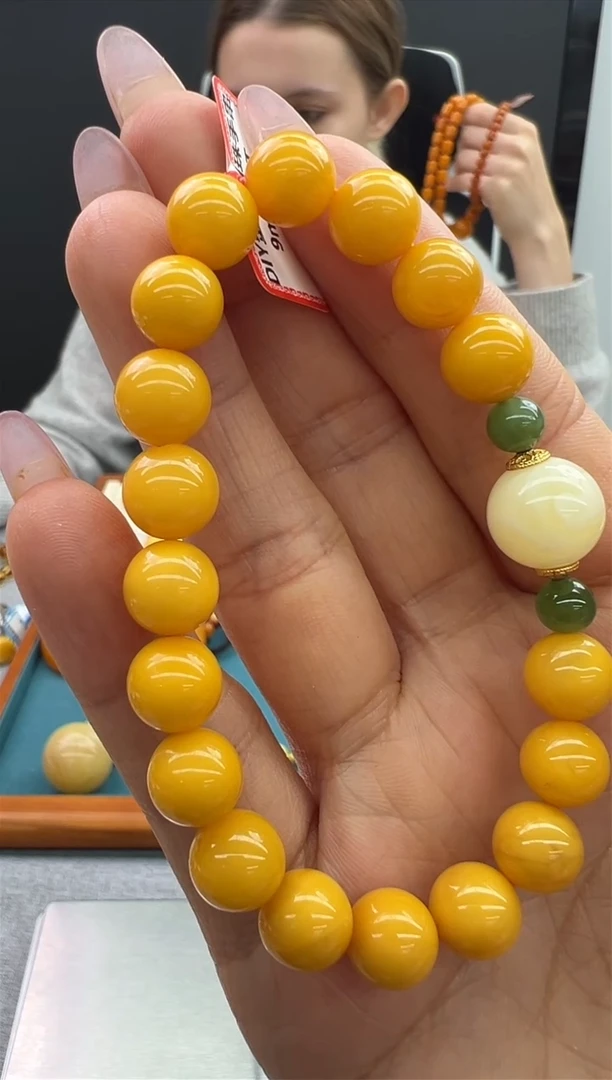 【闪购商品】琥珀手链未镶嵌545秒拍号