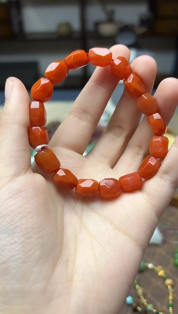 未镶嵌南红玛瑙挂件南红随型手串JN