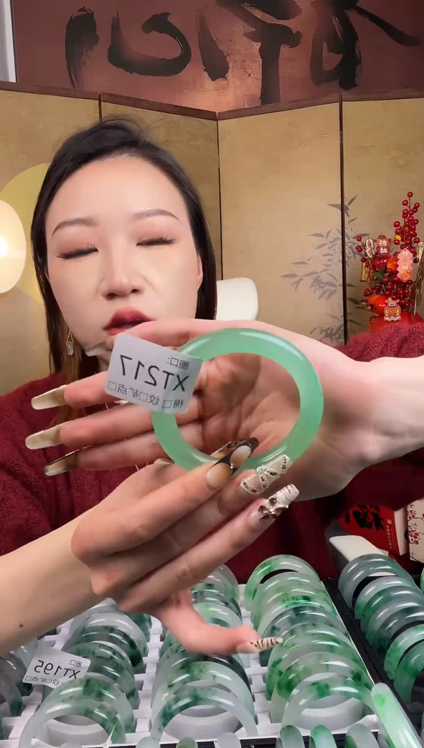 静宝石英岩手镯TX217