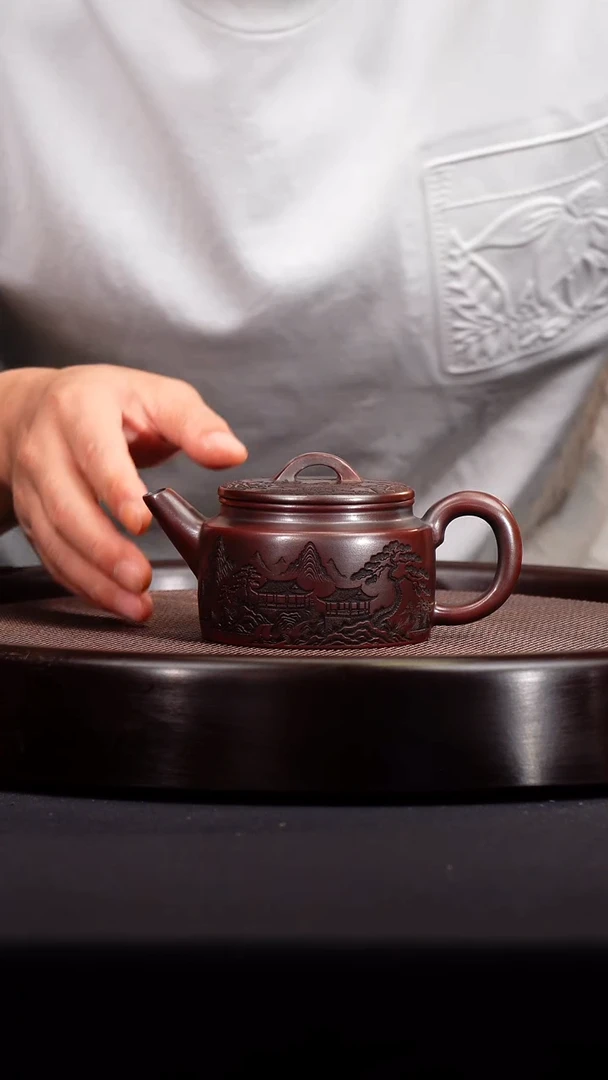 茶壶紫砂宜兴紫砂原矿壶