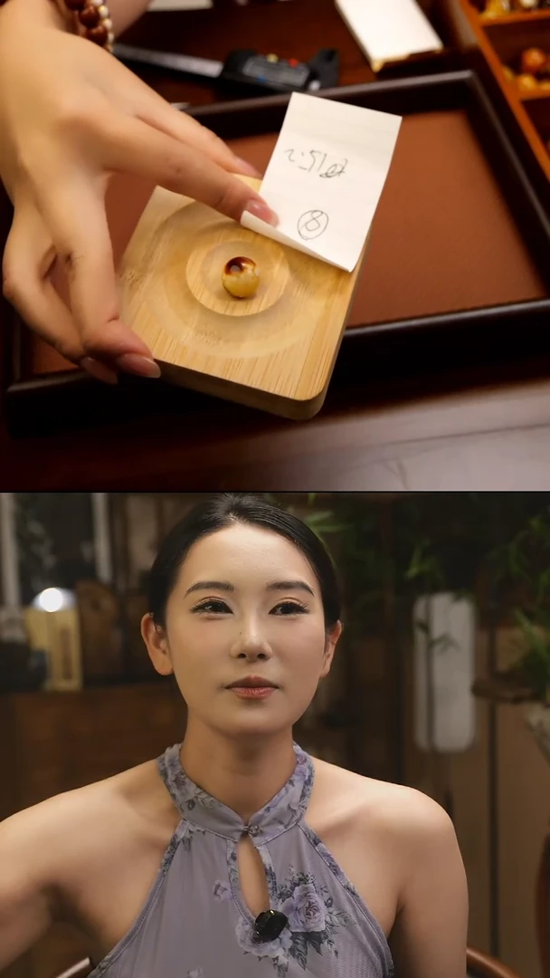 蜜蜡未镶嵌珠宝奇石08沁色圆珠15mm多样性发其一