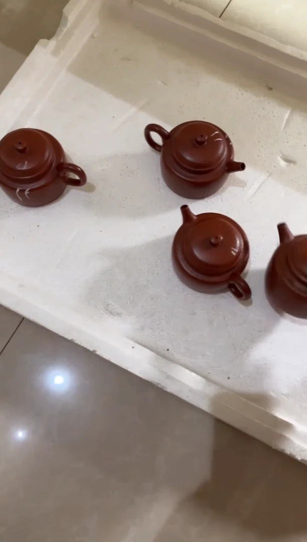 茶壶紫砂微瑕大红袍德中