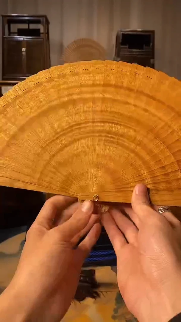 金丝楠帝王木苏扇18