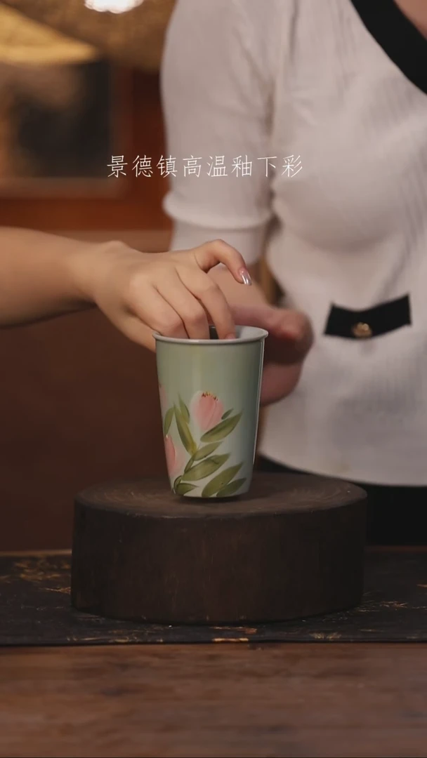 陶瓷景德镇高温釉下手绘陶瓷144
