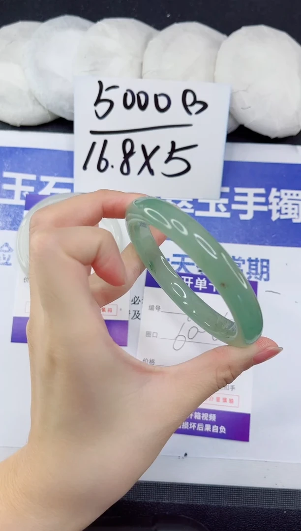 未镶嵌手镯石英质玉46-661
