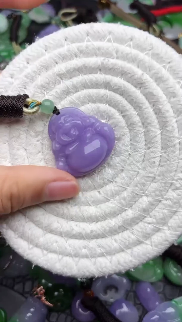 颈饰未镶嵌翡翠缅甸翡翠吊坠