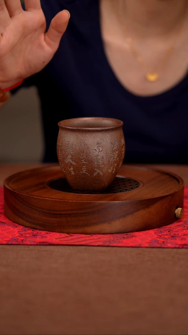 茶杯紫砂原矿紫砂