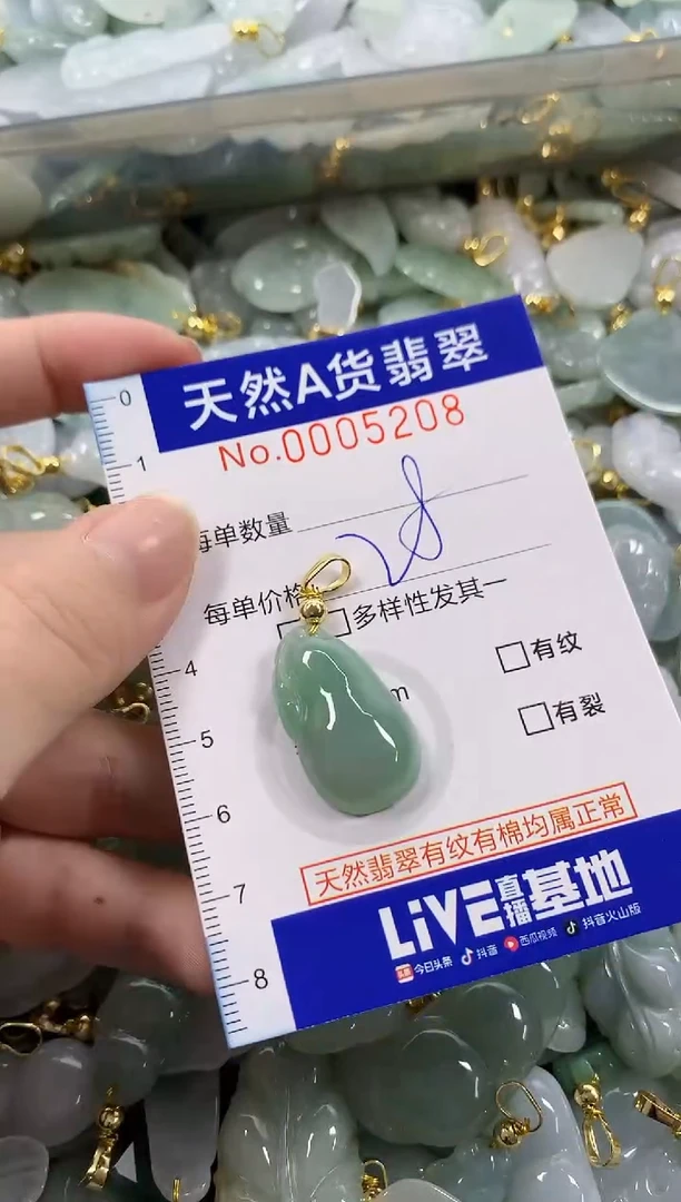 颈饰未镶嵌翡翠天然A货翡翠