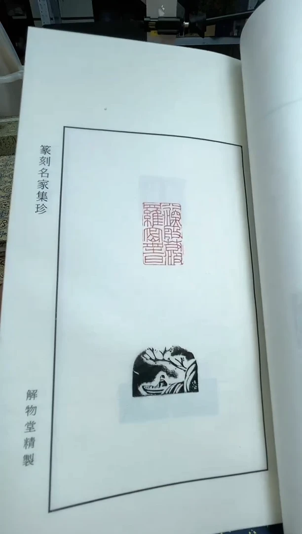 【闪购商品】拓片用纸其他NP30058青年篆刻名家心经组印印痕