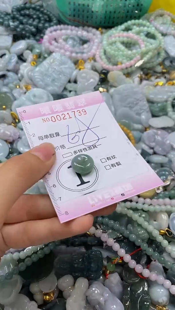 翡翠未镶嵌颈饰闪购0021739