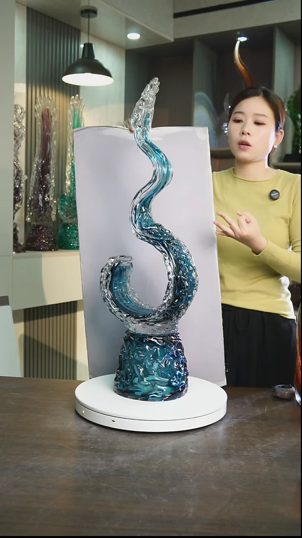 琉璃金***3定制75-80cm琥珀金色海浪