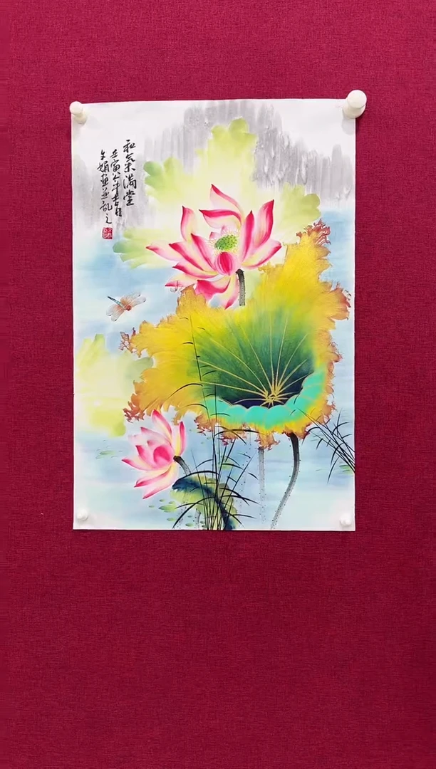 国画师文娟的国画作品