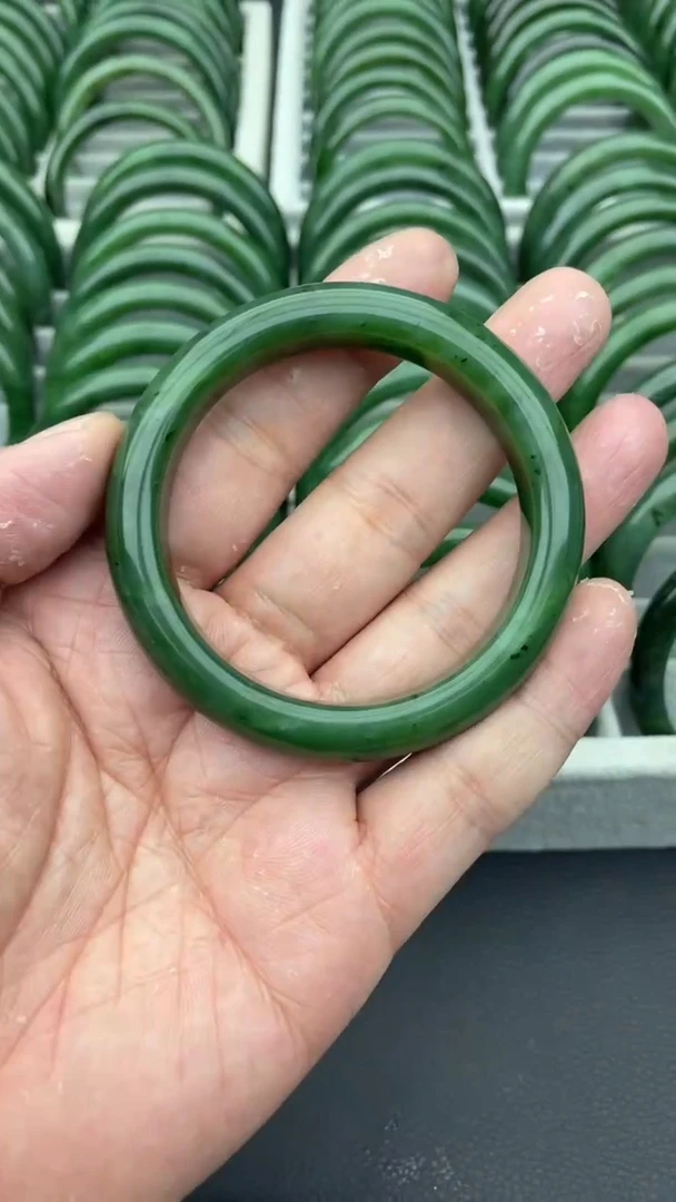 未镶嵌手镯和田玉（碧玉）2-55.5