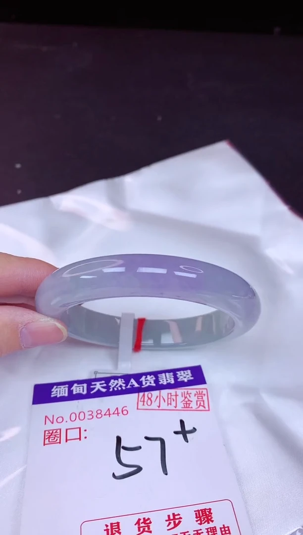 未镶嵌手镯翡翠57（48小时鉴赏期 ）