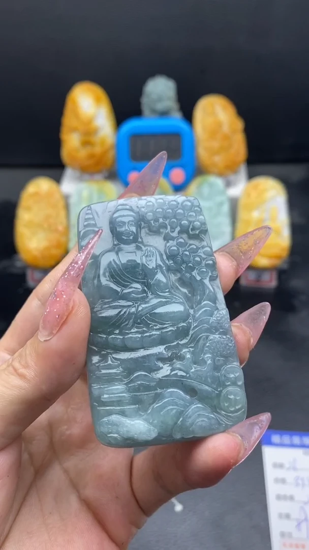 定制翡翠未镶嵌挂件