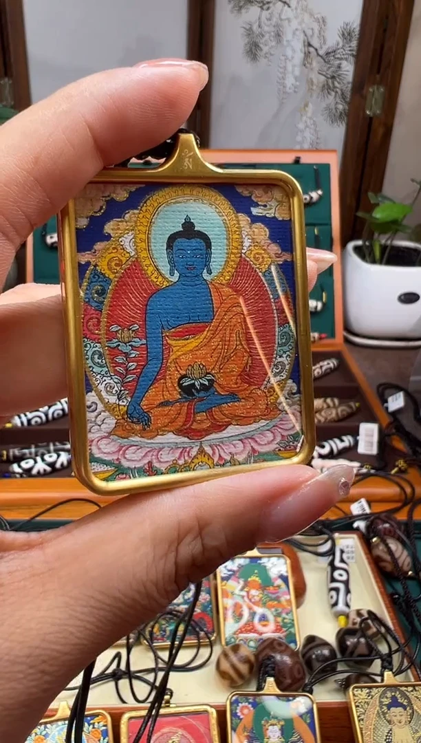 吊坠105.天禧珠宝唐卡吊坠