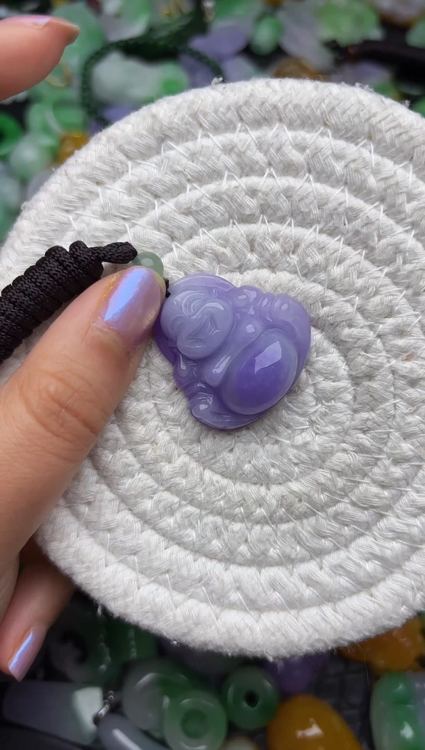 颈饰未镶嵌翡翠缅甸翡翠吊坠