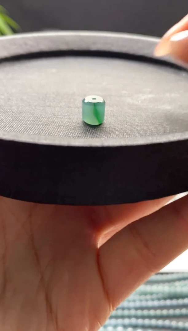 未镶嵌手链翡翠散珠卡8MM桶珠