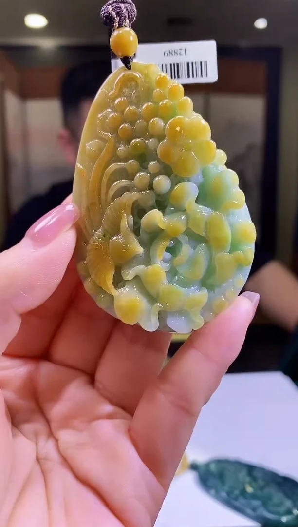 定制翡翠未镶嵌38/0619/W/花
