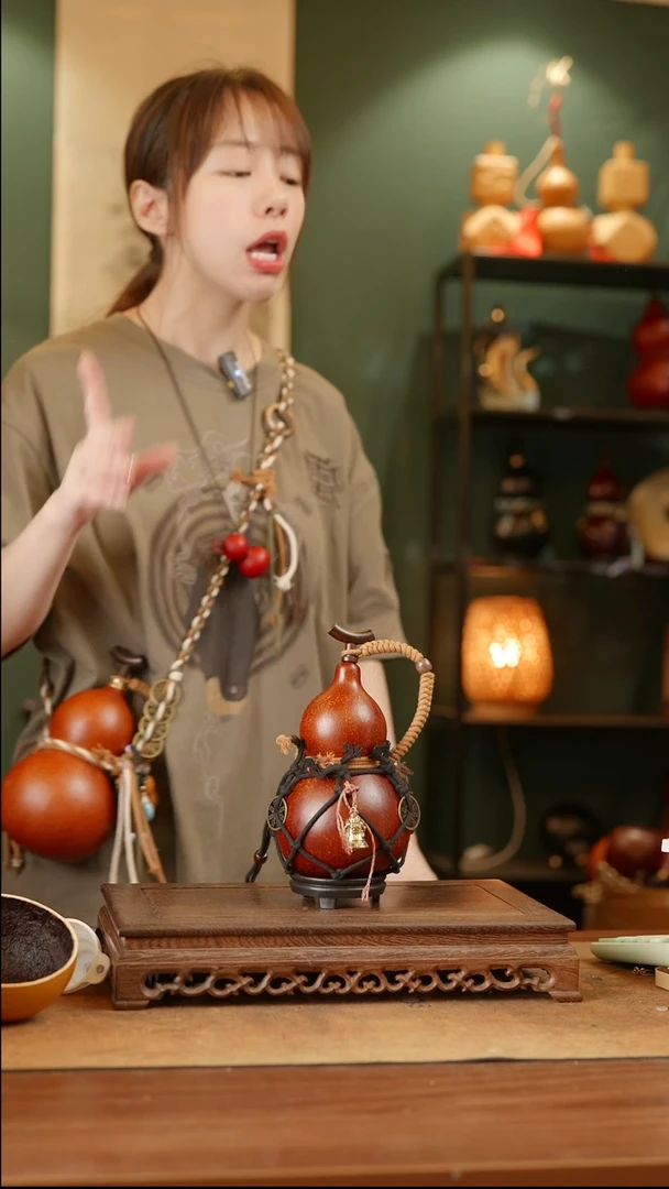 292号精品天然大漆酒葫芦一物一拍~