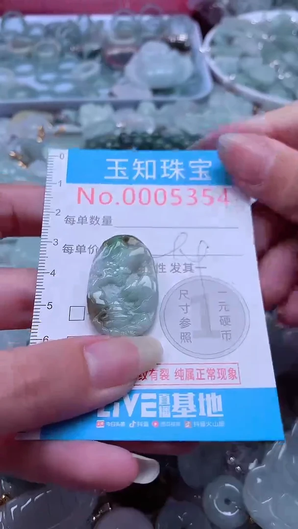 翡翠未镶嵌吊坠(不含链)5354