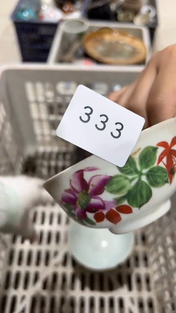 陶瓷细****花工艺品摆件0913333