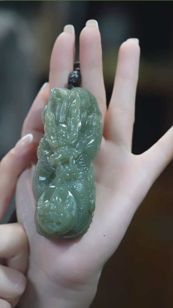 未镶嵌和田玉把件望子成龙