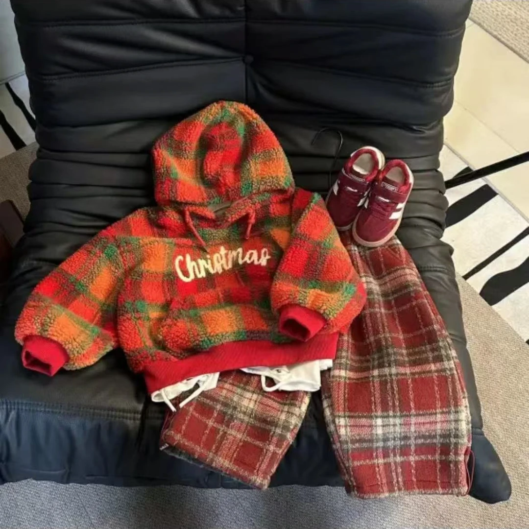 503冬季卫衣加绒加厚套装