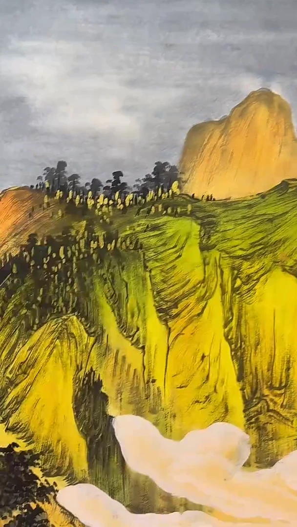 国画王炳杰手绘绘画作品14-14