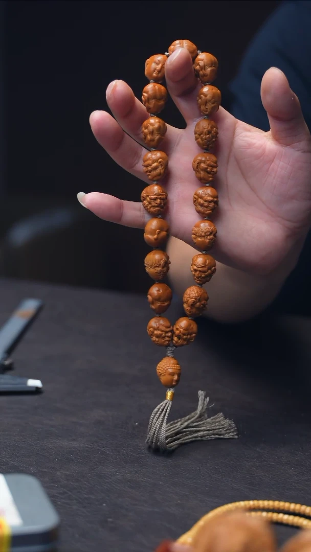 手串/手链橄榄核梵像十八罗汉