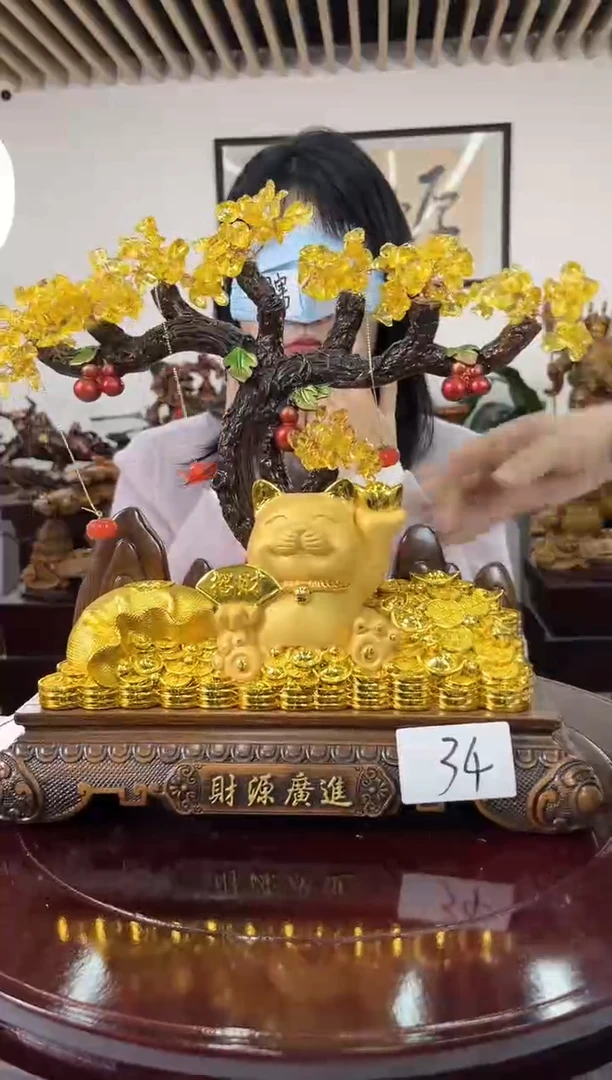 树脂仓库搬家摆件清34