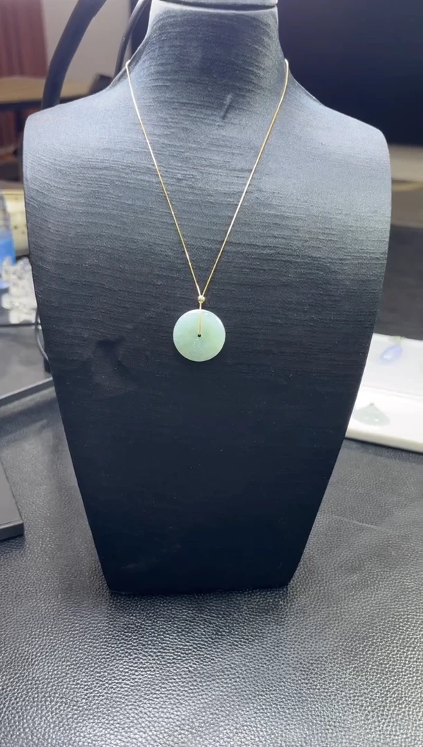 未镶嵌挂件翡翠发一件平安扣ZBAJC-JC1125