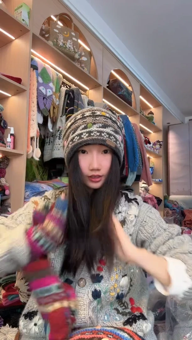 羊毛美利奴拼接冷帽