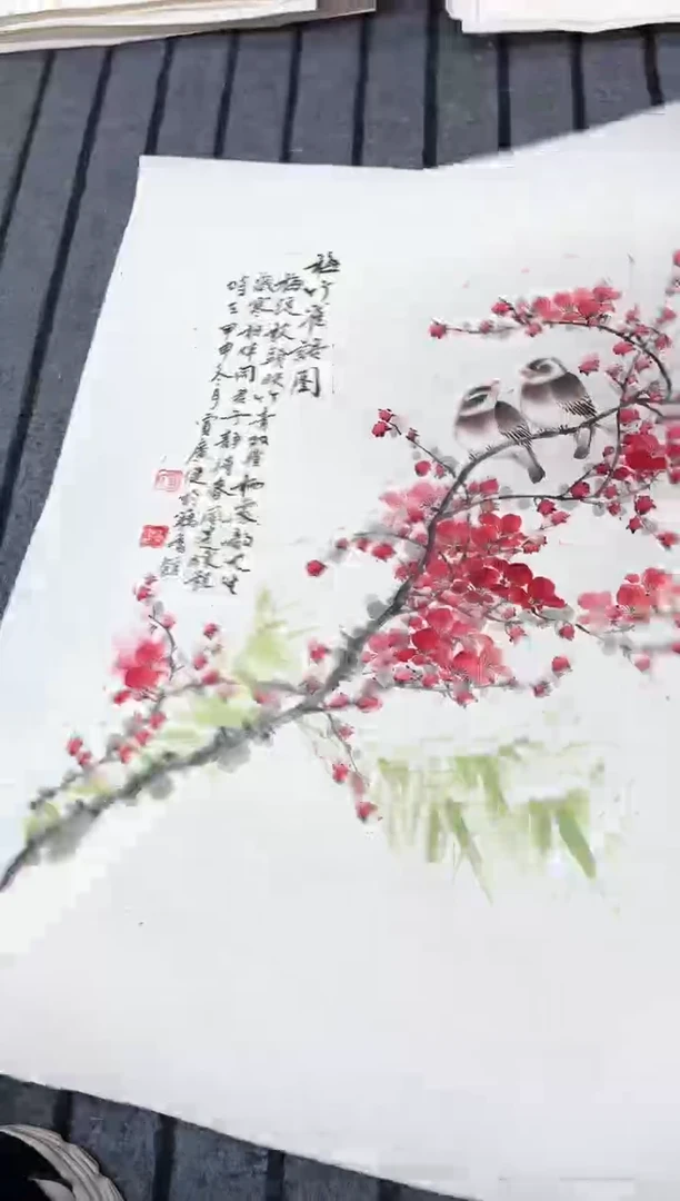 精品国画花鸟作品
