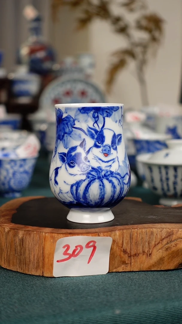 杯309全手工手绘茶器