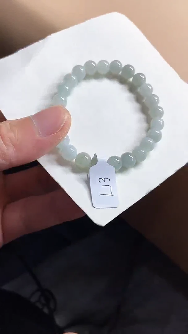 【闪购商品】翡翠手串未镶嵌天然A货翡翠手串L13