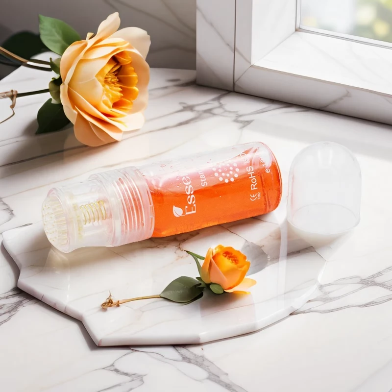 Finer stamp纯金皮肤滚针印章微针按压一体自动导入免涂抹图章式脸部提拉针免涂抹