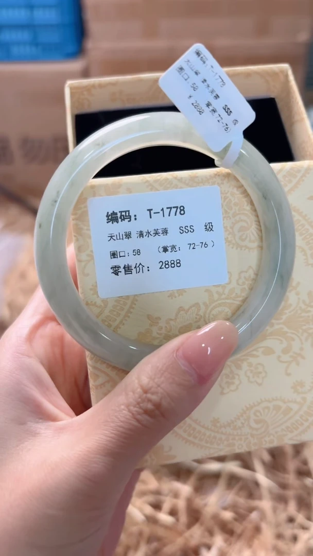 未镶嵌手镯石英质玉T-1778