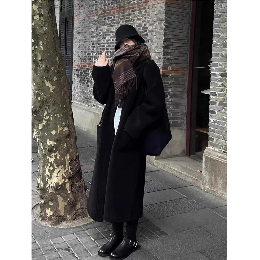 十三行摩登-冬季福秒长款双面穿外套#91591